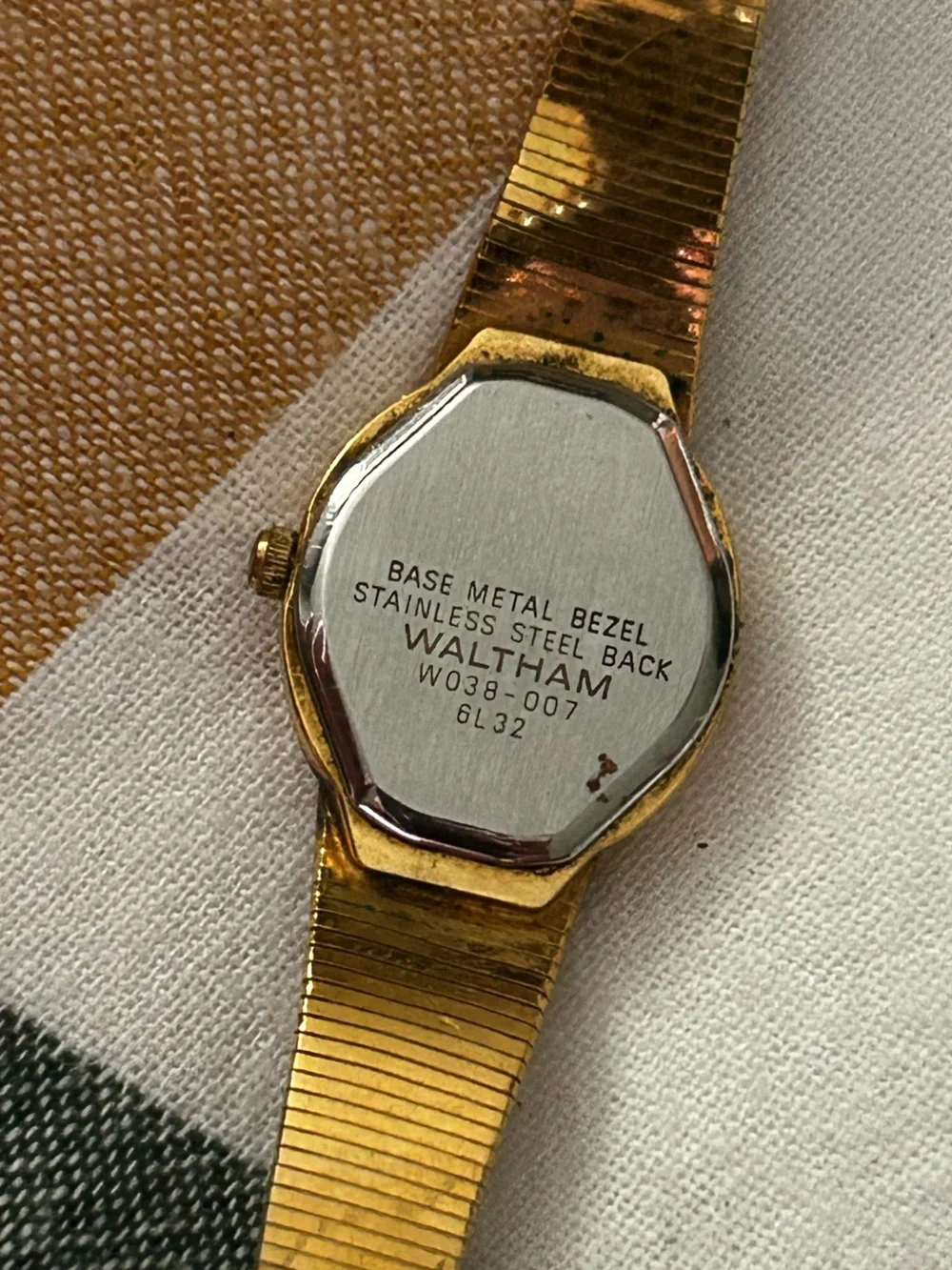 Vintage Gold plated Waltham watch